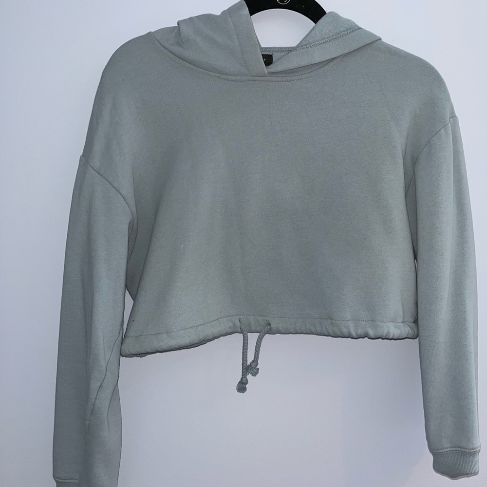 Cropped Babyblue Hoodie